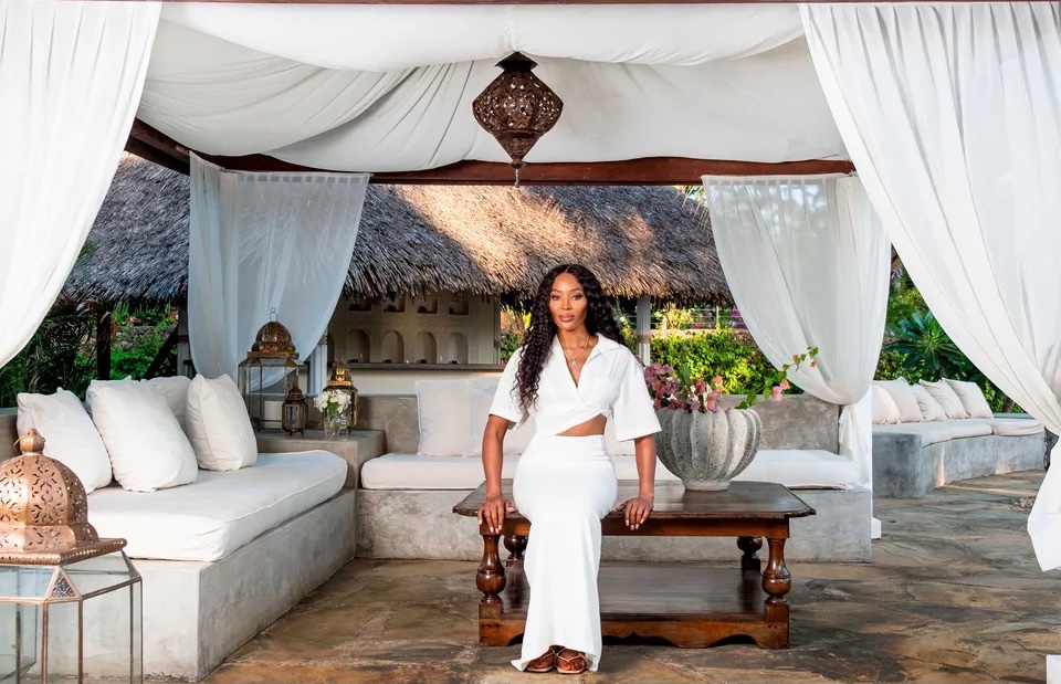 Peek Inside Naomi Campbell's Villa On The Coast Of The Indian Ocean In Kenya